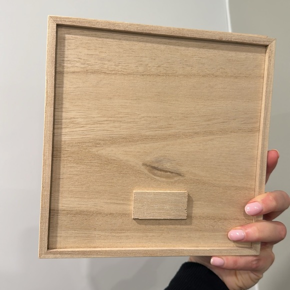 Honeymoon Fund card box, clear case, wooden box. - Picture 3 of 4